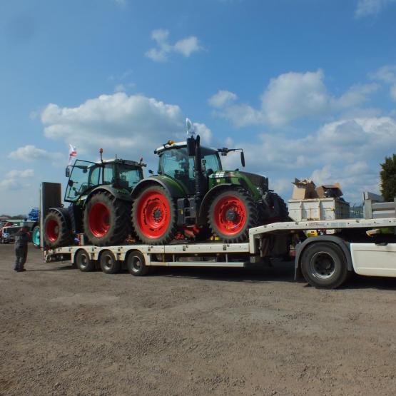 Les tracteurs rejoindront Strasbourg par l’autoroute. Photo : DR