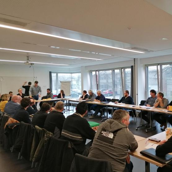 Le conseil d’administration était réuni le 13 mars à Bras-sur-Meuse. Photo : FDSEA.