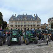 Le 24 novembre, la FDSEA, accompagnée par les Jeunes agriculteurs  de la Meuse, manifestera à Bar-le-Duc. photo : Archive VAM 