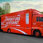 Le camion de l’Aventure du vivant stationnera les vendredi 19 et samedi 20 janvier à l’Epl Agro, à Bar-le-Duc. Photo : ministère de l'agriculture