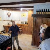Jacques Fagot a présenté les installations de sa brasserie artisanale. Photo : DR.