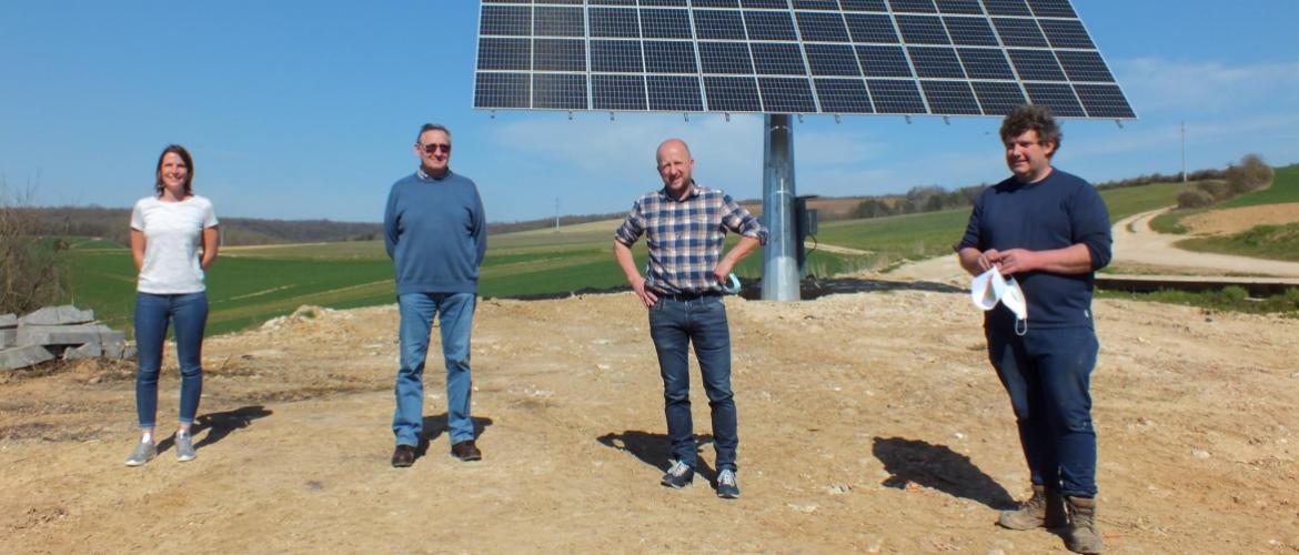 Une charte de bonnes pratiques pour l'implantation de panneaux photovoltaïques en agriculture est en cours d’élaboration. Photo : DR
