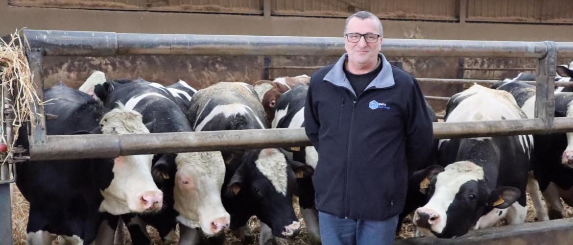 «J’ai une vraie ambition pour l’élevage» souligne Olivier Pergent, nouveau président d’EMC2 élevage. Photo : A.J.