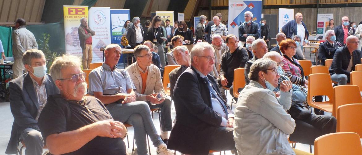 Privés de leur journée l’an dernier, les maires ont pu se retrouver à Verdun Expo, le 17 septembre. Privés de leur journée l’an dernier, les maires ont pu se retrouver à Verdun Expo, le 17 septembre.